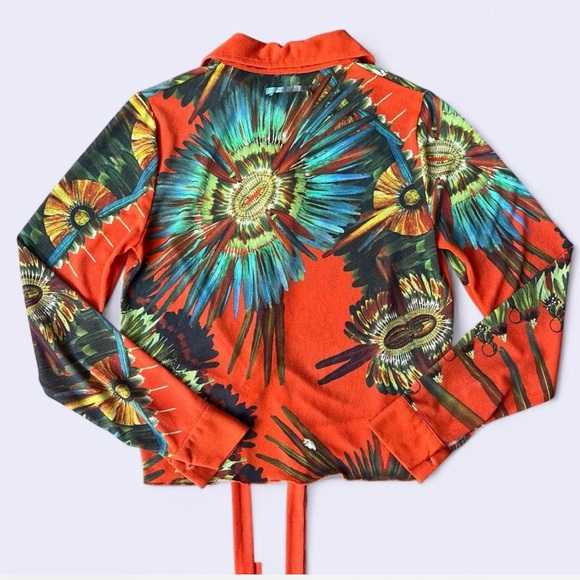 Jean Paul Gaultier vintage 1990s Soleil collection blouse.